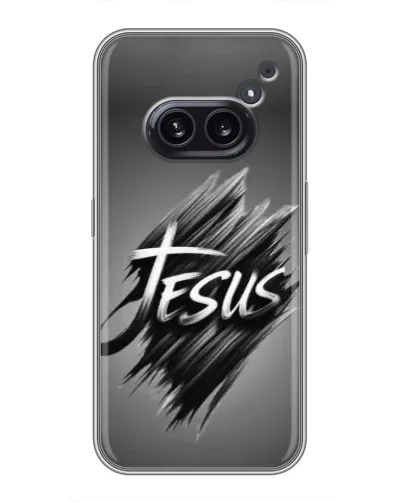 Чехол для Nothing Phone 2a с картинкой «Надпись Jesus Graffiti»