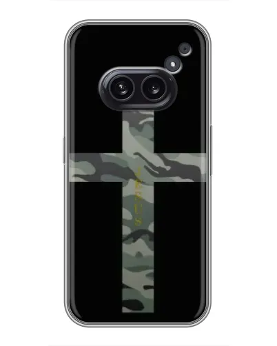Чехол для Nothing Phone 2a с картинкой «Милитари Крест»
