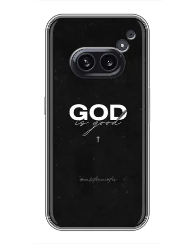 Чехол для Nothing Phone 2a с картинкой «GOD — Бог над всем»