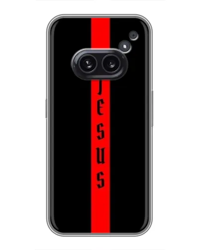Чехол для Nothing Phone 2a с картинкой «Красная линия веры»