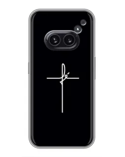 Чехол для Nothing Phone 2a с картинкой «Тонкий крест» Чехол для Nothing Phone 2a с картинкой «Тонкий крест»
