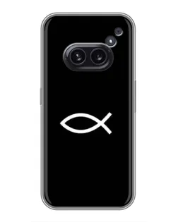 Чехол для Nothing Phone 2a с картинкой «Символ рыбы Jesus» Чехол для Nothing Phone 2a с картинкой «Символ рыбы Jesus»
