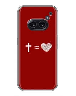 Чехол для Nothing Phone 2a с картинкой «Уравнение любви» Чехол для Nothing Phone 2a с картинкой «Уравнение любви»