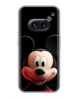Чехол для Nothing Phone 2a с картинкой «Улыбающийся Микки Маус»