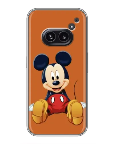 Чехол для Nothing Phone 2a с картинкой «Микки отдыхает»