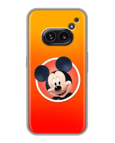 Чехол для Nothing Phone 2a с картинкой «Mickey в круге»