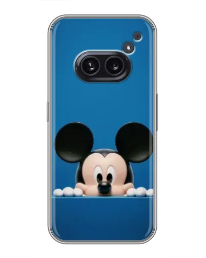 Чехол для Nothing Phone 2a с картинкой «Микки выглядывает»