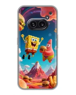 Чехол для Nothing Phone 2a с картинкой «Космический фастфуд» Чехол для Nothing Phone 2a с картинкой «Космический фастфуд»