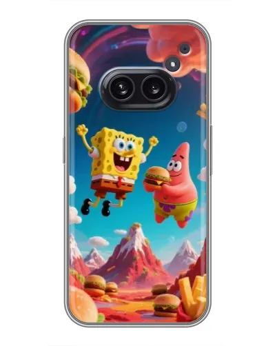 Чехол для Nothing Phone 2a с картинкой «Космический фастфуд» Чехол для Nothing Phone 2a с картинкой «Космический фастфуд»