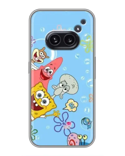 Чехол для Nothing Phone 2a с картинкой «Веселые пузырьки» Чехол для Nothing Phone 2a с картинкой «Веселые пузырьки»