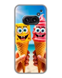 Чехол для Nothing Phone 2a с картинкой «Спанч Боб мороженое» Чехол для Nothing Phone 2a с картинкой «Спанч Боб мороженое»