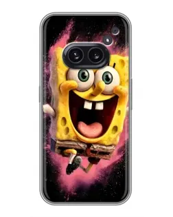 Чехол для Nothing Phone 2a с картинкой «Взрывной Спанч Боб» Чехол для Nothing Phone 2a с картинкой «Взрывной Спанч Боб»