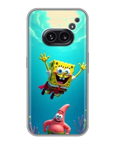 Чехол для Nothing Phone 2a с картинкой «Спанч Боб под водой» Чехол для Nothing Phone 2a с картинкой «Спанч Боб под водой»
