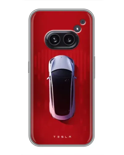 Чехол для Nothing Phone 2a с картинкой «Tesla Top View» Чехол для Nothing Phone 2a с картинкой «Tesla Top View»