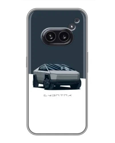 Чехол для Nothing Phone 2a с картинкой «Серебристый Cybertruck Tesla» Чехол для Nothing Phone 2a с картинкой «Серебристый Cybertruck Tesla»