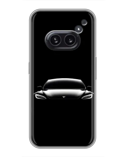 Чехол для Nothing Phone 2a с картинкой «Фары Tesla Night» Чехол для Nothing Phone 2a с картинкой «Фары Tesla Night»