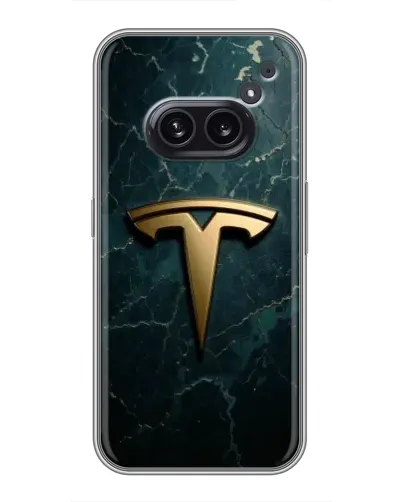Чехол для Nothing Phone 2a с картинкой «Мраморная Tesla Gold» Чехол для Nothing Phone 2a с картинкой «Мраморная Tesla Gold»