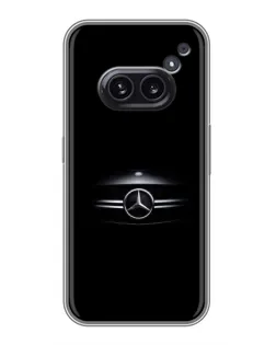 Чехол для Nothing Phone 2a с картинкой «Mercedes — абстрактные линии»