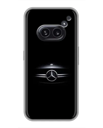 Чехол для Nothing Phone 2a с картинкой «Mercedes — абстрактные линии»