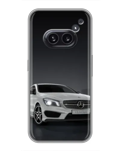 Чехол для Nothing Phone 2a с картинкой «Mercedes AMG GT Silver»