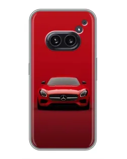 Чехол для Nothing Phone 2a с картинкой «Красный Mercedes AMG» Чехол для Nothing Phone 2a с картинкой «Красный Mercedes AMG»