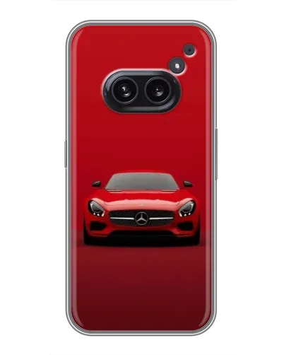 Чехол для Nothing Phone 2a с картинкой «Красный Mercedes AMG»