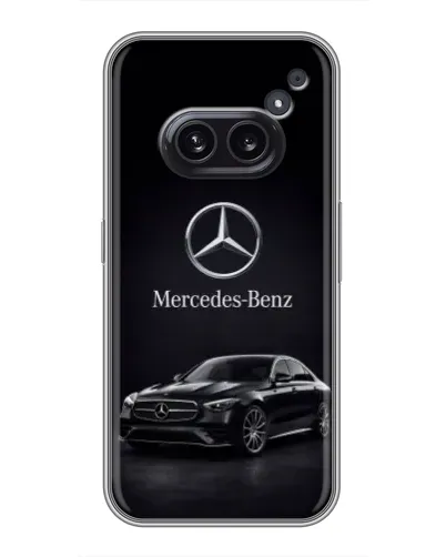 Чехол для Nothing Phone 2a с картинкой «Mercedes — решетка радиатора»