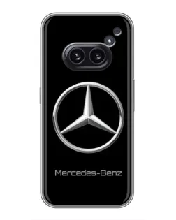 Чехол для Nothing Phone 2a с картинкой «Mercedes Silver Logo» Чехол для Nothing Phone 2a с картинкой «Mercedes Silver Logo»