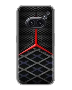 Чехол для Nothing Phone 2a с картинкой «Mercedes Carbon Grid» Чехол для Nothing Phone 2a с картинкой «Mercedes Carbon Grid»
