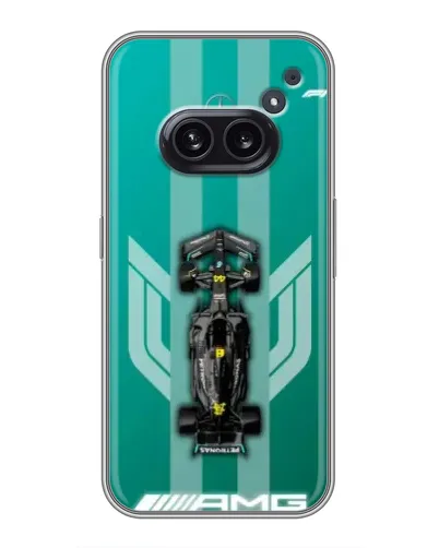 Чехол для Nothing Phone 2a с картинкой «Mercedes AMG Petronas»