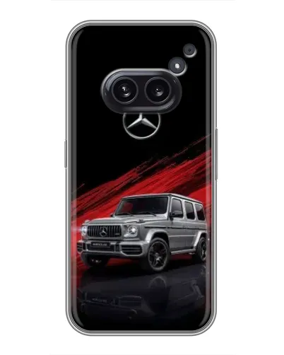 Чехол для Nothing Phone 2a с картинкой «Mercedes G-Class красный»