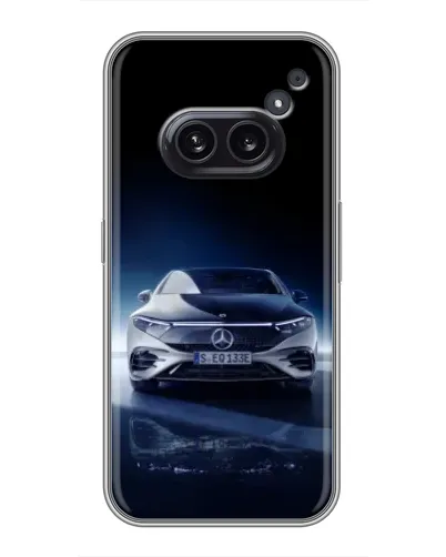 Чехол для Nothing Phone 2a с картинкой «Ночной Mercedes EQ»