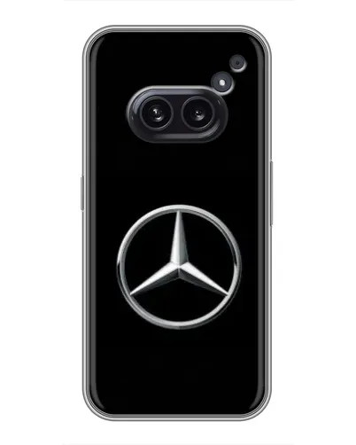 Чехол для Nothing Phone 2a с картинкой «Mercedes классический лого»