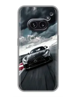 Чехол для Nothing Phone 2a с картинкой «Гоночный Mercedes AMG» Чехол для Nothing Phone 2a с картинкой «Гоночный Mercedes AMG»