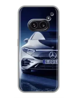 Чехол для Nothing Phone 2a с картинкой «Mercedes EQ — будущее» Чехол для Nothing Phone 2a с картинкой «Mercedes EQ — будущее»