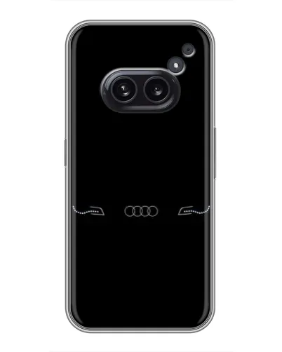 Чехол для Nothing Phone 2a с картинкой «Audi — световой подпись»