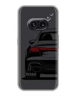 Чехол для Nothing Phone 2a с картинкой «Задняя часть Audi — арт»