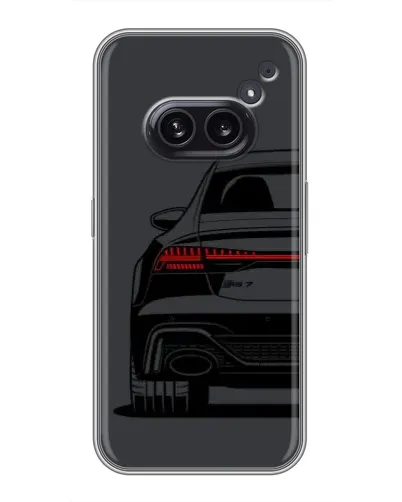 Чехол для Nothing Phone 2a с картинкой «Задняя часть Audi — арт»
