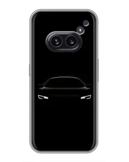 Чехол для Nothing Phone 2a с картинкой «Взгляд Audi в темноте»