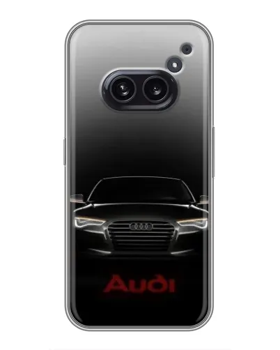 Чехол для Nothing Phone 2a с картинкой «Audi — градиентный контур»