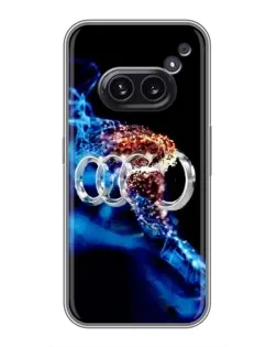 Чехол для Nothing Phone 2a с картинкой «Энергия лого Audi»