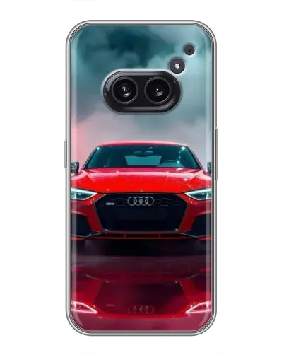 Чехол для Nothing Phone 2a с картинкой «Audi RS — красный стиль»