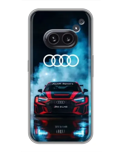 Чехол для Nothing Phone 2a с картинкой «Audi Sport — неон»
