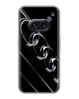 Чехол для Nothing Phone 2a с картинкой «Audi — абстрактные кольца»