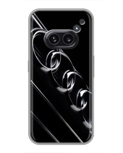 Чехол для Nothing Phone 2a с картинкой «Audi — абстрактные кольца»