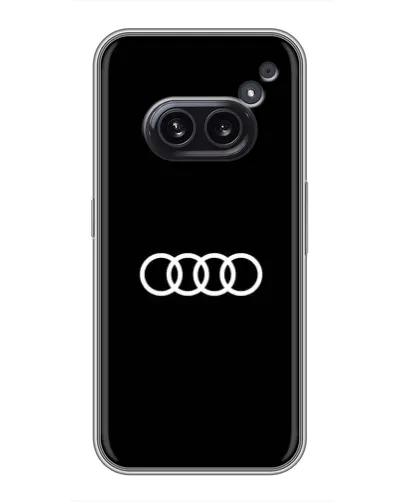 Чехол для Nothing Phone 2a с картинкой «Audi White Logo»