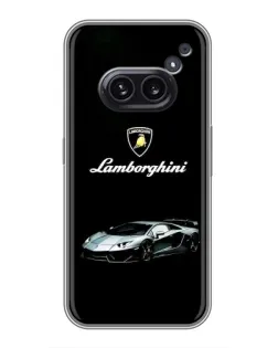 Чехол для Nothing Phone 2a с картинкой «Логотип Lamborghini классика»