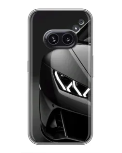 Чехол для Nothing Phone 2a с картинкой «Lamborghini фары детализация»