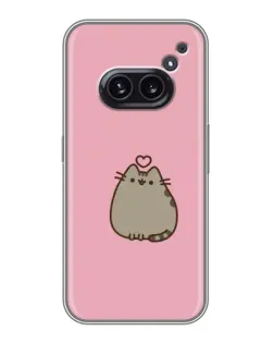 Чохол для Nothing Phone 2a з картинкою «Pusheen серце»
