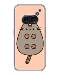Чохол для Nothing Phone 2a з картинкою «Пушин пузиком догори»